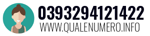Numero di telefono 0393294121422 0393294121422