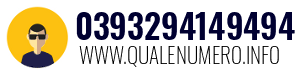 Numero di telefono 0393294149494 0393294149494