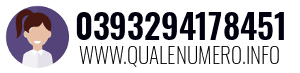 Numero di telefono 0393294178451 0393294178451