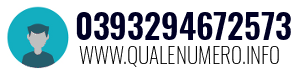 Numero di telefono 0393294672573 0393294672573
