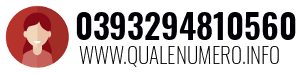 Numero di telefono 0393294810560 0393294810560