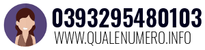 Numero di telefono 0393295480103 0393295480103