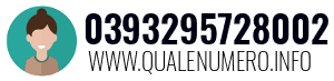 Numero di telefono 0393295728002 0393295728002