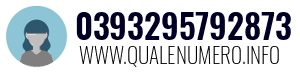 Numero di telefono 0393295792873 0393295792873