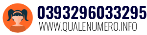 Numero di telefono 0393296033295 0393296033295