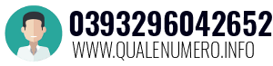 Numero di telefono 0393296042652 0393296042652