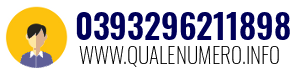 Numero di telefono 0393296211898 0393296211898