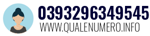 Numero di telefono 0393296349545 0393296349545
