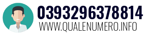 Numero di telefono 0393296378814 0393296378814