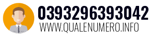 Numero di telefono 0393296393042 0393296393042