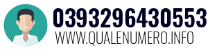 Numero di telefono 0393296430553 0393296430553