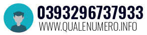 Numero di telefono 0393296737933 0393296737933