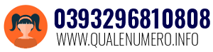 Numero di telefono 0393296810808 0393296810808