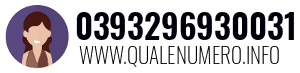 Numero di telefono 0393296930031 0393296930031