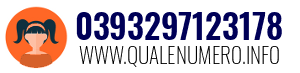 Numero di telefono 0393297123178 0393297123178