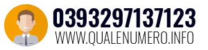 Numero di telefono 0393297137123 0393297137123