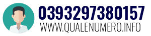 Numero di telefono 0393297380157 0393297380157