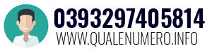 Numero di telefono 0393297405814 0393297405814