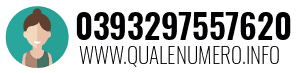 Numero di telefono 0393297557620 0393297557620