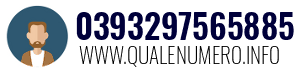 Numero di telefono 0393297565885 0393297565885