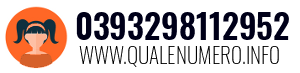 Numero di telefono 0393298112952 0393298112952