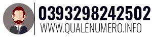 Numero di telefono 0393298242502 0393298242502