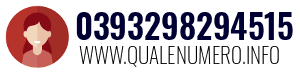 Numero di telefono 0393298294515 0393298294515