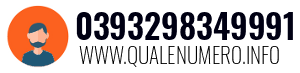 Numero di telefono 0393298349991 0393298349991