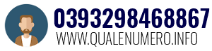 Numero di telefono 0393298468867 0393298468867