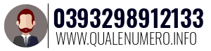 Numero di telefono 0393298912133 0393298912133