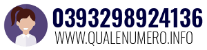 Numero di telefono 0393298924136 0393298924136