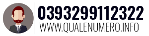 Numero di telefono 0393299112322 0393299112322
