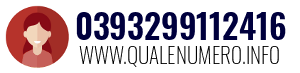 Numero di telefono 0393299112416 0393299112416