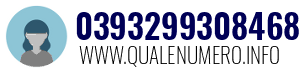 Numero di telefono 0393299308468 0393299308468