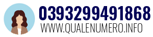 Numero di telefono 0393299491868 0393299491868