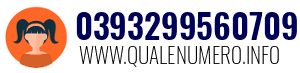 Numero di telefono 0393299560709 0393299560709