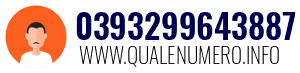 Numero di telefono 0393299643887 0393299643887