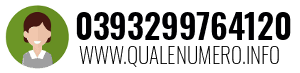 Numero di telefono 0393299764120 0393299764120