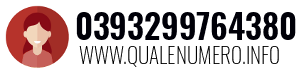 Numero di telefono 0393299764380 0393299764380