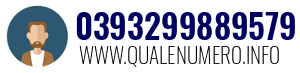 Numero di telefono 0393299889579 0393299889579