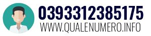 Numero di telefono 0393312385175 0393312385175