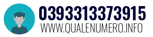 Numero di telefono 0393313373915 0393313373915