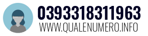 Numero di telefono 0393318311963 0393318311963