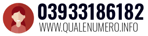Numero di telefono 03933186182 03933186182