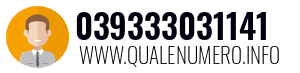 Numero di telefono 039333031141 039333031141