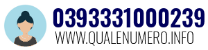 Numero di telefono 0393331000239 0393331000239