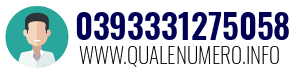 Numero di telefono 0393331275058 0393331275058