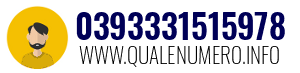 Numero di telefono 0393331515978 0393331515978