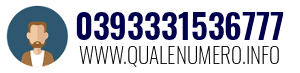 Numero di telefono 0393331536777 0393331536777