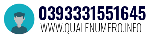 Numero di telefono 0393331551645 0393331551645